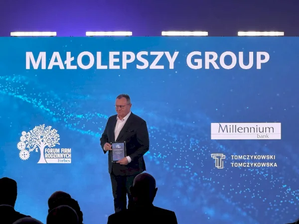 Małolepszy Group laureatem nagrody na Forum Firm Rodzinnych Forbes 2024!