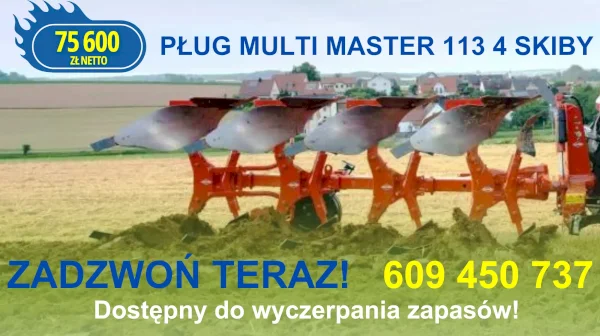 PŁUG KUHN MULTI MASTER 113 3E/4H 90Belka - 4 skiby