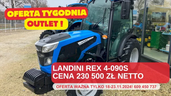 Landini Rex 4-090S cena 230 500 zł netto