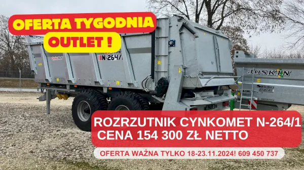 Rozrzutnik Cynkomet N-264/1 cena 154 300 zł netto